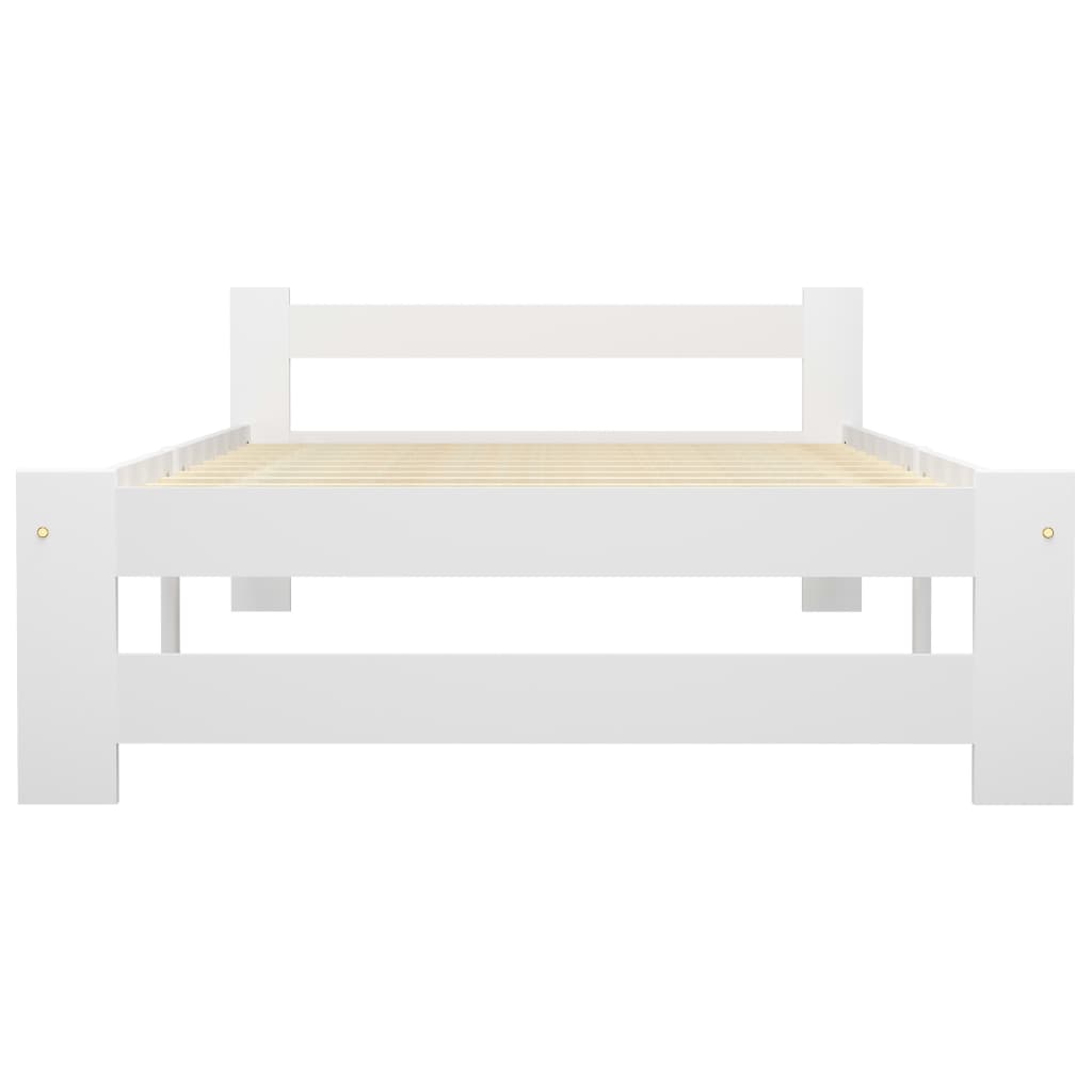 Dormeuse Estraibile senza Materasso Bianca Legno Pino 90x200 cm | homemem39
