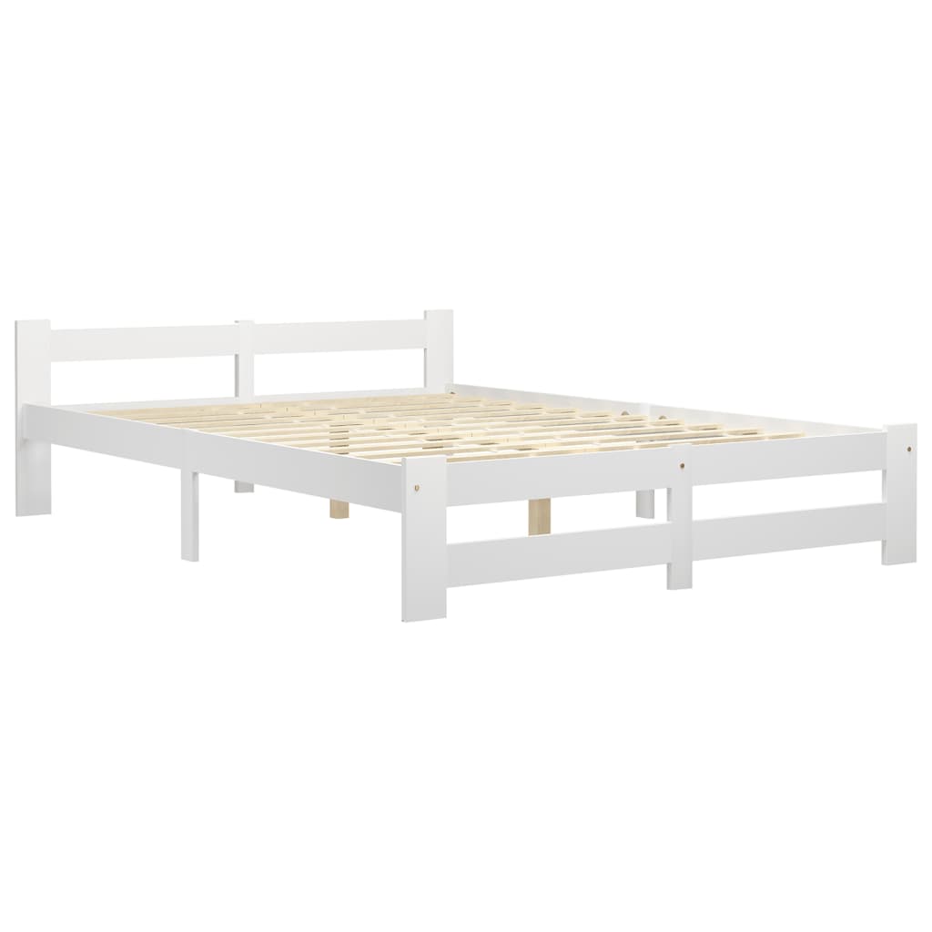 Dormeuse Estraibile senza Materasso Bianca Legno Pino 120x200cm | homemem39