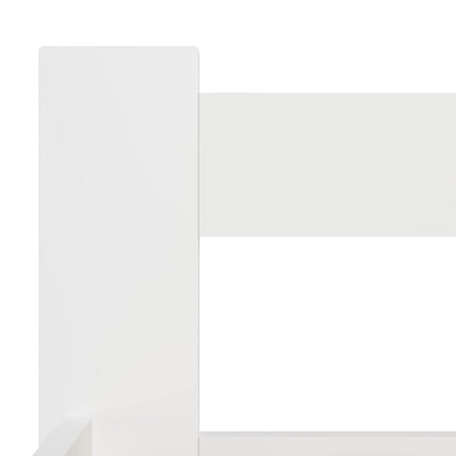 Dormeuse Estraibile senza Materasso Bianca Legno Pino 120x200cm | homemem39