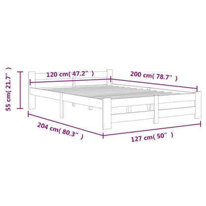 Dormeuse Estraibile senza Materasso Bianca Legno Pino 120x200cm | homemem39