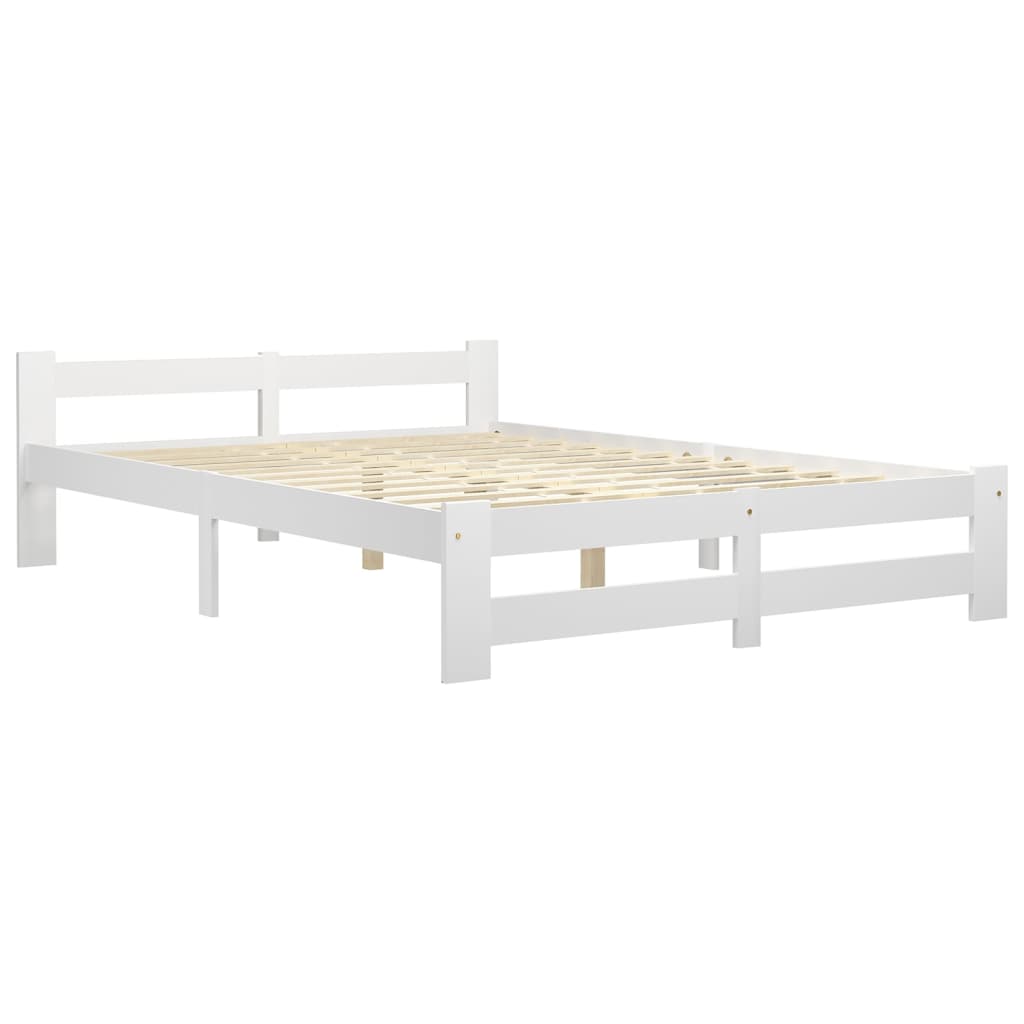 Giroletto senza Materasso Bianco 180x200 cm in Legno di Pino | homemem39