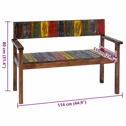 Sedie da Pranzo 4 pz in Legno Massello di Recupero - homemem39