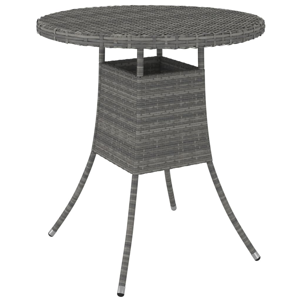Set Divani da Giardino 9 pz con Cuscini in Polyrattan Grigio