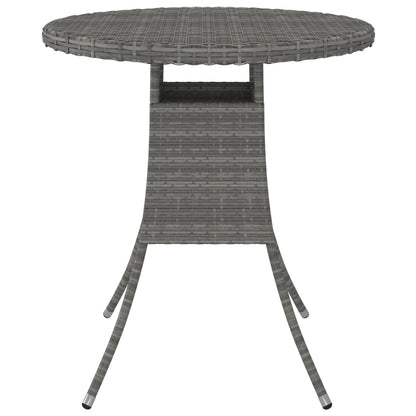 Set Divani da Giardino 9 pz con Cuscini in Polyrattan Grigio