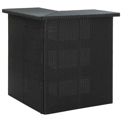 Set Bar da Giardino 8 pz con Cuscini in Polyrattan