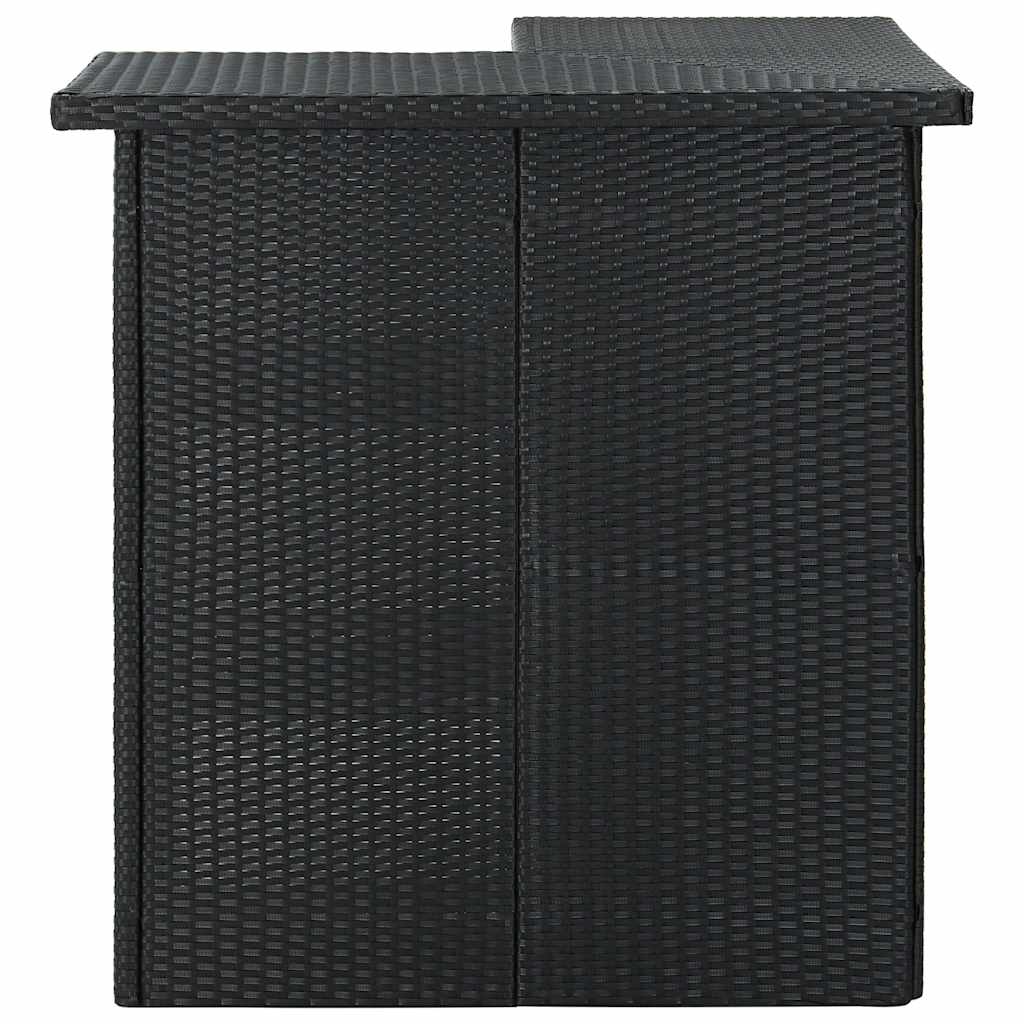 Set Bar da Giardino 8 pz con Cuscini in Polyrattan