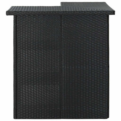 Set Bar da Giardino 8 pz con Cuscini in Polyrattan