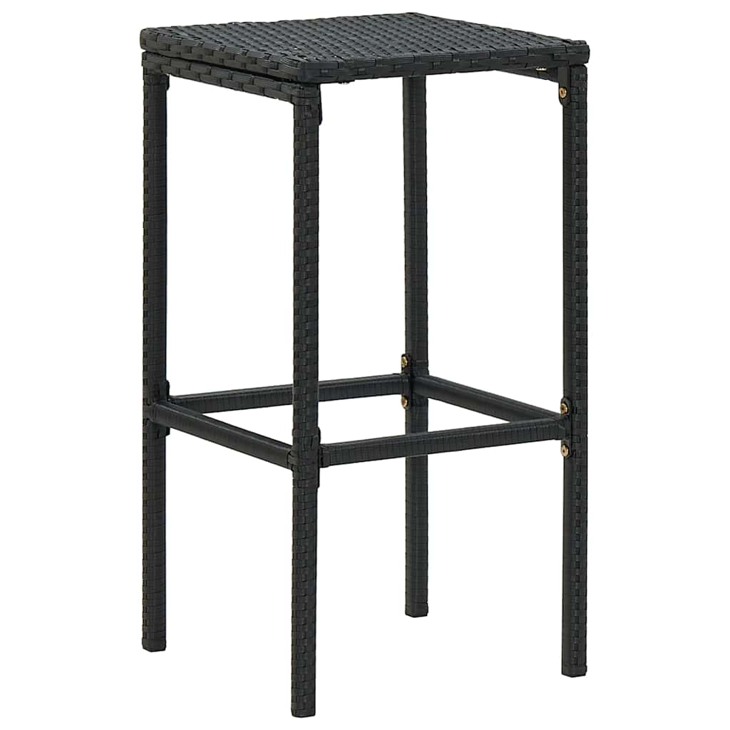 Set Bar da Giardino 8 pz con Cuscini in Polyrattan