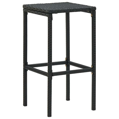 Set Bar da Giardino 8 pz con Cuscini in Polyrattan