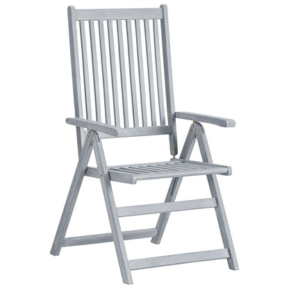 Sedie da Giardino Reclinabili 6 pz con Cuscini Massello Acacia | homemem39