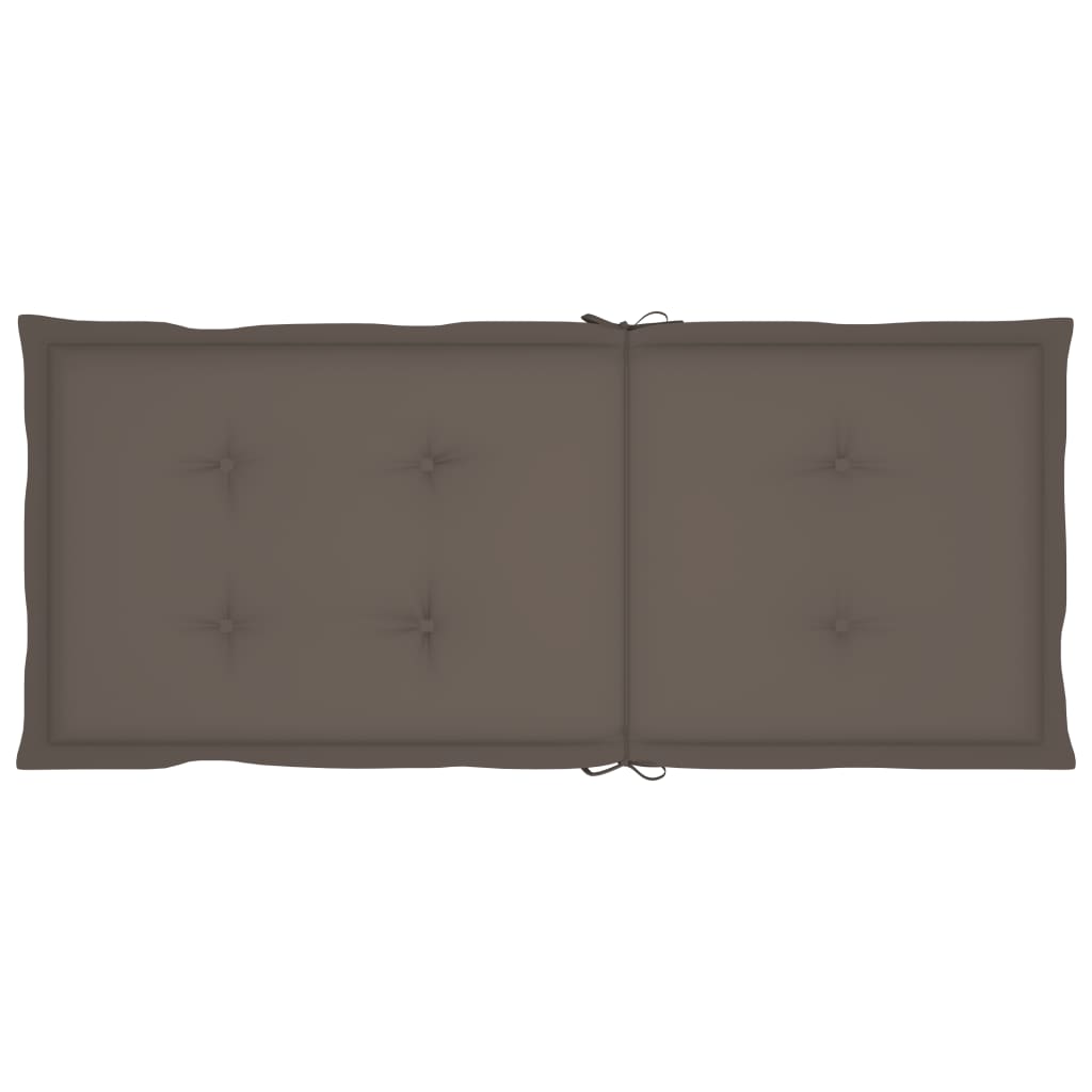 Sedie da Giardino Reclinabili 4 pz con Cuscini Massello Acacia - homemem39