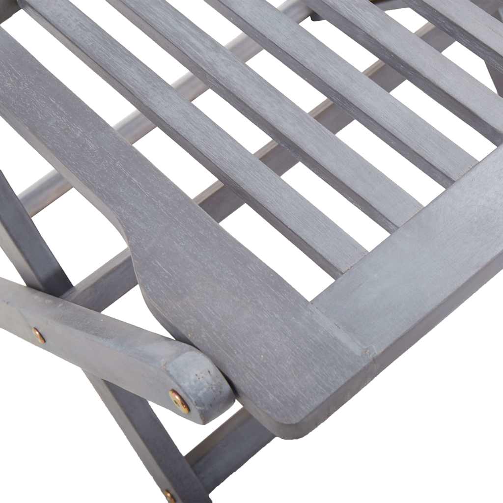 Sedie Pieghevoli 6 pz con Cuscini Massello Acacia