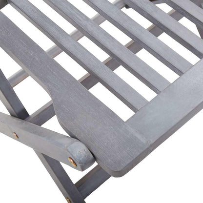 Sedie Pieghevoli 6 pz con Cuscini Massello Acacia