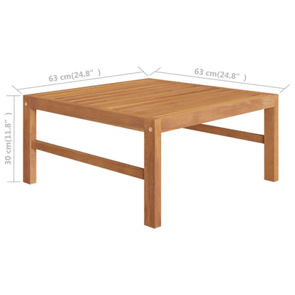 Set Divani Giardino 3 pz Cuscini Grigio Scuro in Legno di Teak | homemem39