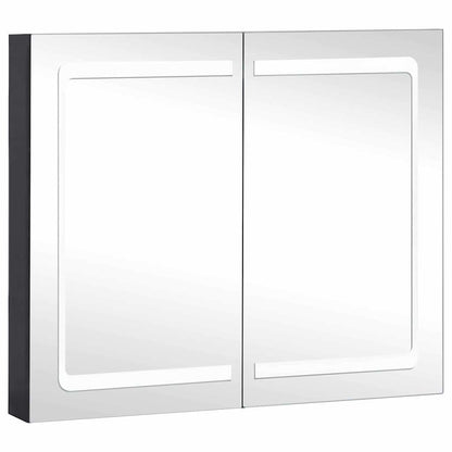Mobiletto per specchio da bagno Antracite 80 x 12 x 68 cm