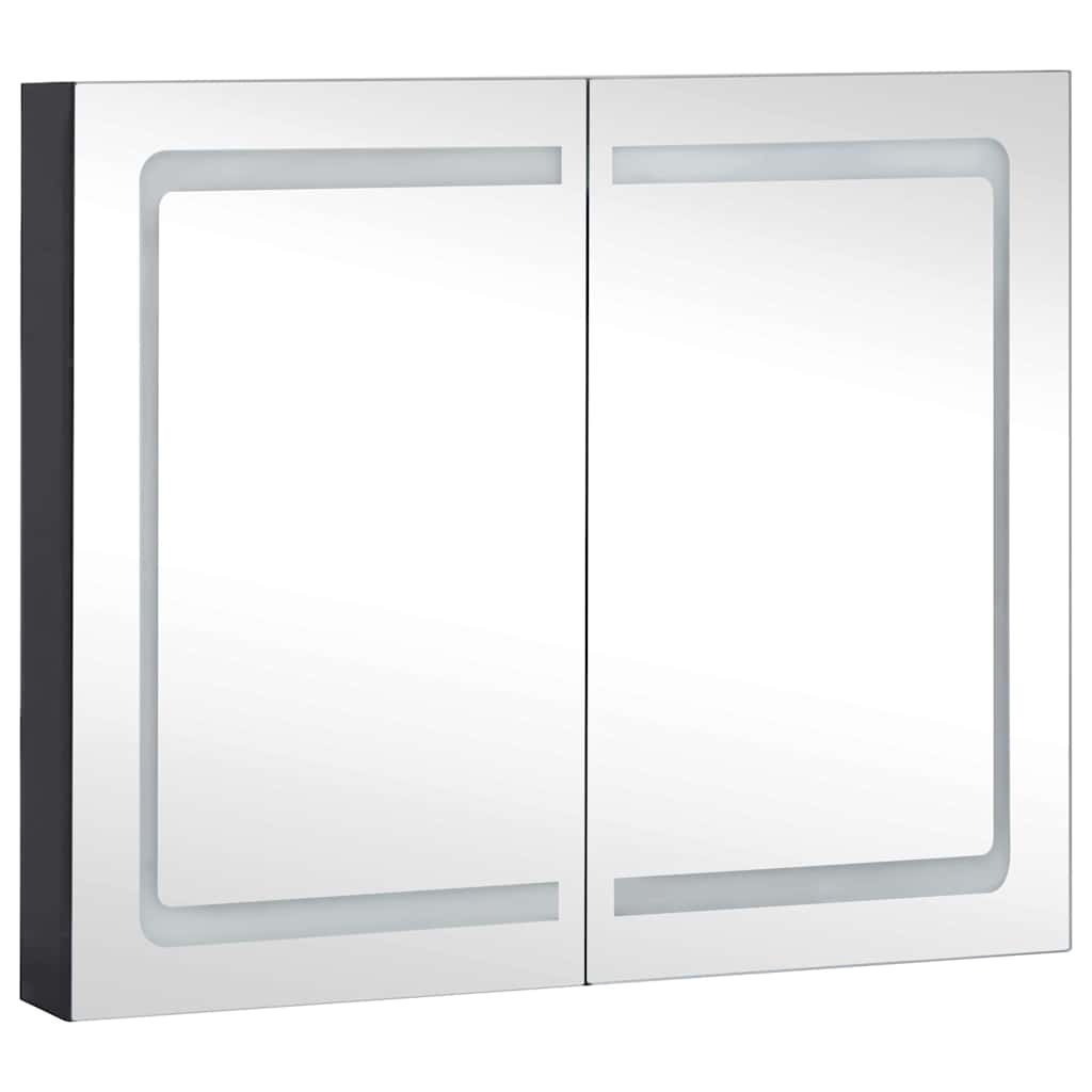 Mobiletto per specchio da bagno Antracite 80 x 12 x 68 cm