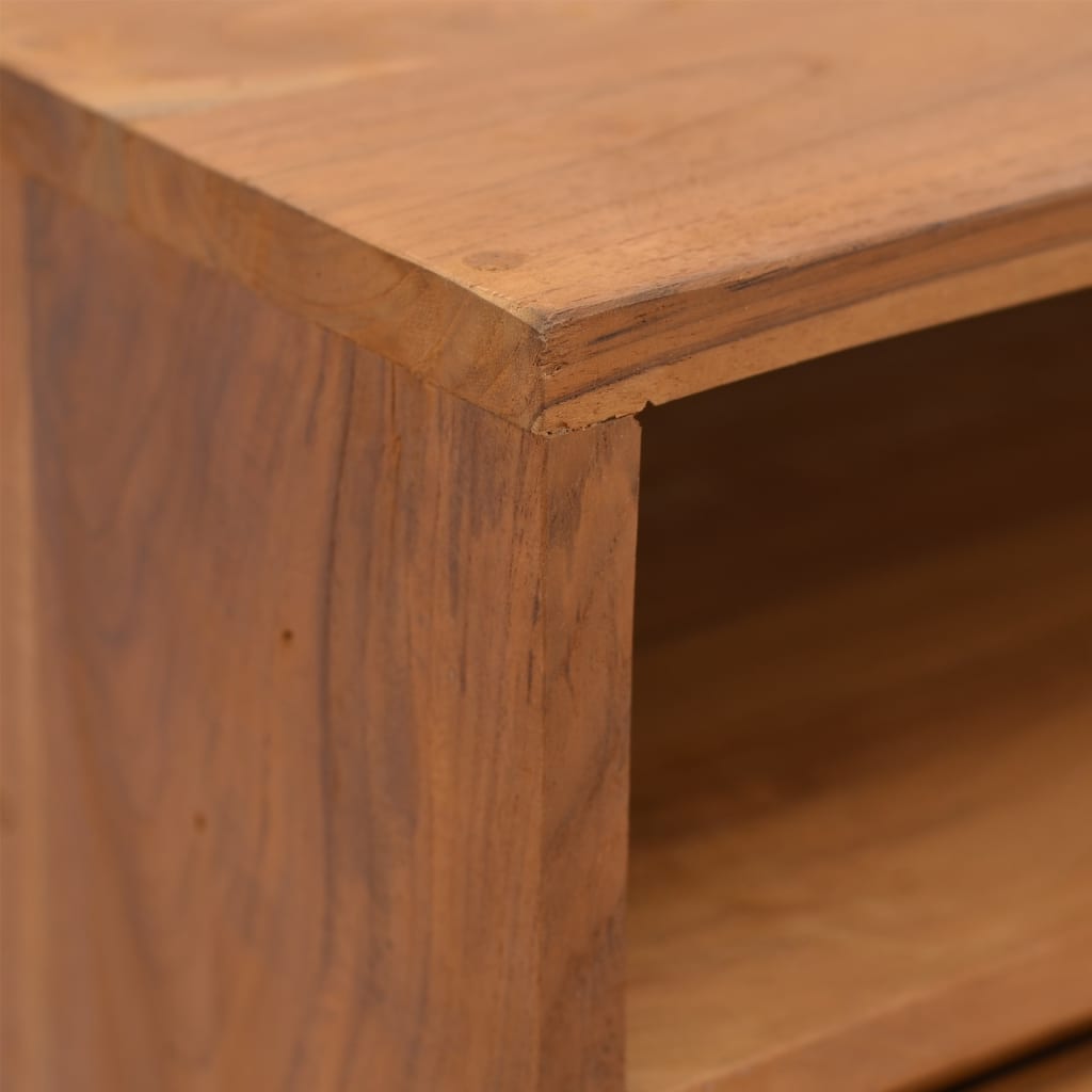 Tavolo Consolle 80x30x80 cm in Legno Massello di Teak | homemem39
