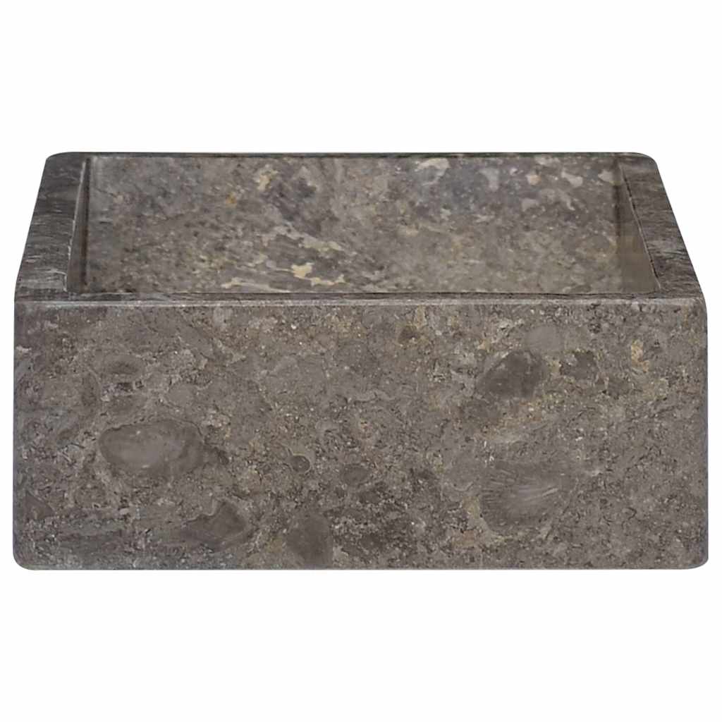 Lavello 45x30x12 cm Marmo Lucido Grigio | homemem39