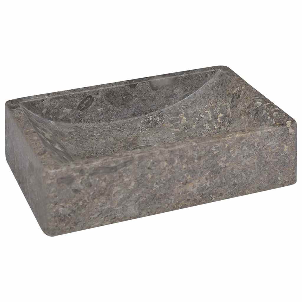 Lavello 45x30x12 cm Marmo Lucido Grigio | homemem39