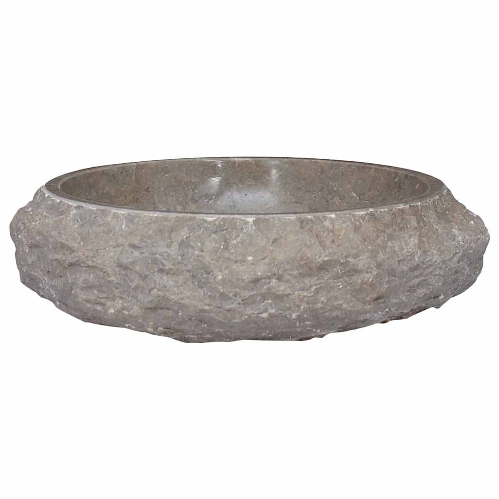 Lavandino Grigio Ø40x12 cm in Marmo | homemem39