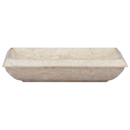 Lavandino Crema 50x35x10 cm in Marmo - homemem39