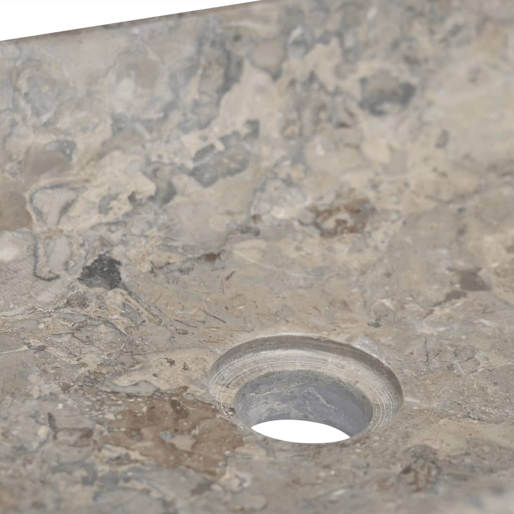 Lavandino Grigio 50x35x10 cm in Marmo - homemem39