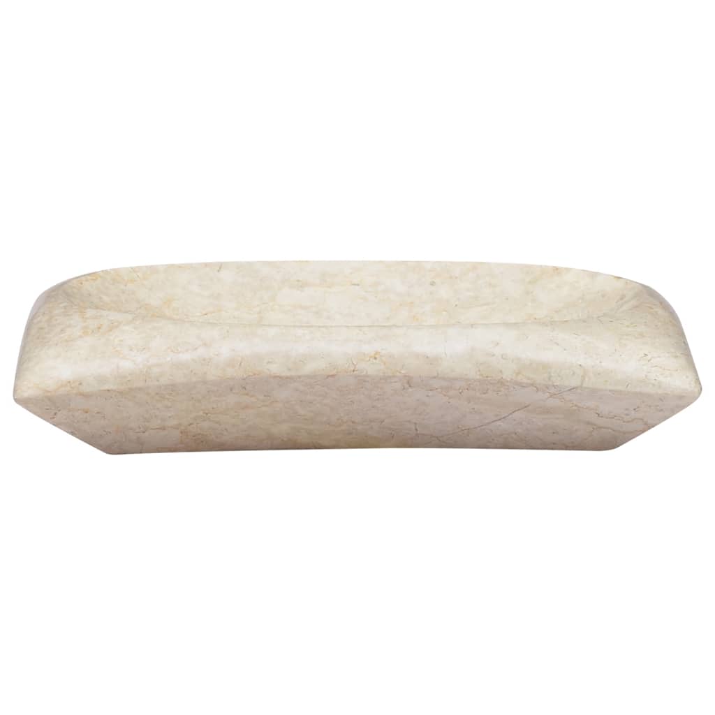 Lavandino Crema 50x35x10 cm in Marmo | homemem39