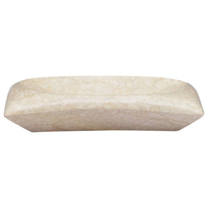 Lavandino Crema 50x35x10 cm in Marmo | homemem39