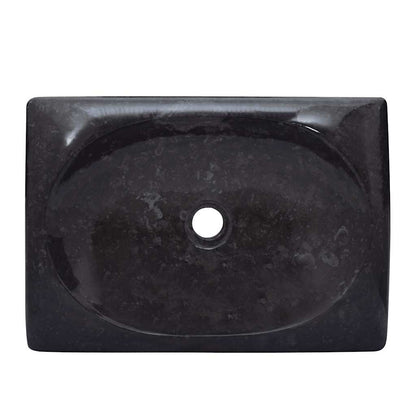 Lavandino Nero 50x35x10 cm in Marmo | homemem39