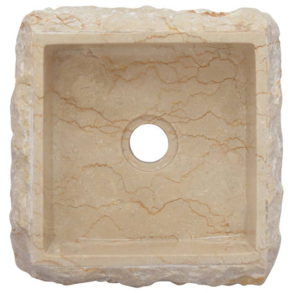 Lavandino Crema 30x30x13 cm in Marmo