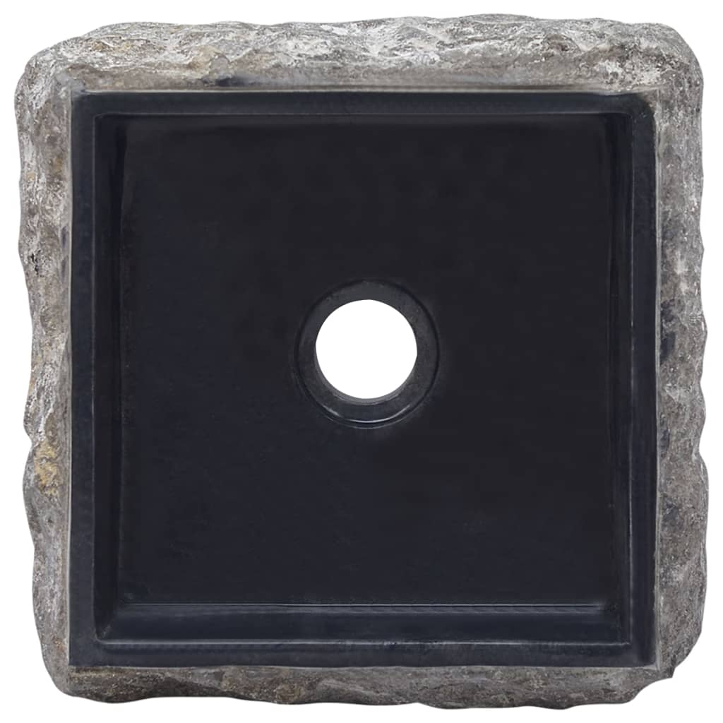 Lavandino Nero 30x30x13 cm in Marmo - homemem39