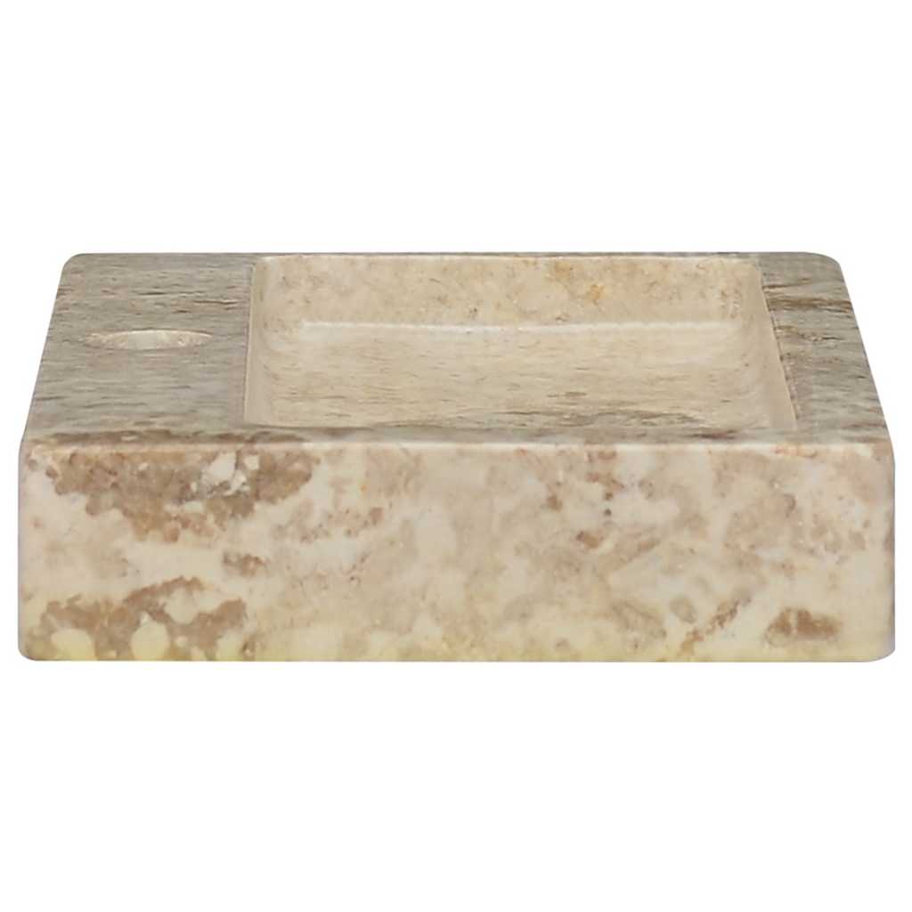 Lavello a Parete Crema 38x24x6,5 cm in Marmo