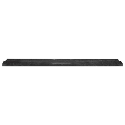 Piano per Tavolo Nero Ø40x2,5 cm in Marmo | homemem39