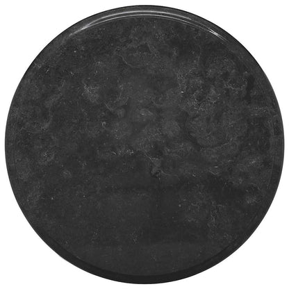 Piano per Tavolo Nero Ø40x2,5 cm in Marmo