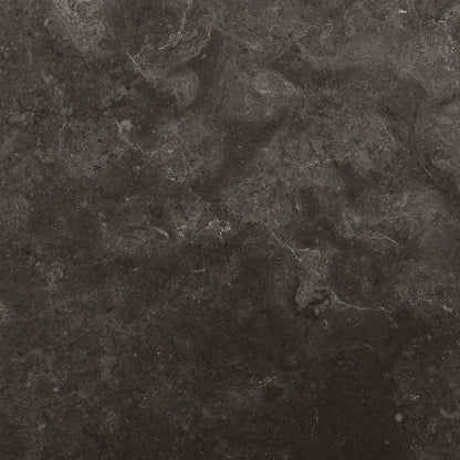 Piano per Tavolo Nero Ø40x2,5 cm in Marmo | homemem39