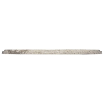 Piano per Tavolo Grigio Ø50x2,5 cm in Marmo