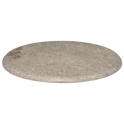 Piano per Tavolo Grigio Ø60x2,5 cm in Marmo | homemem39