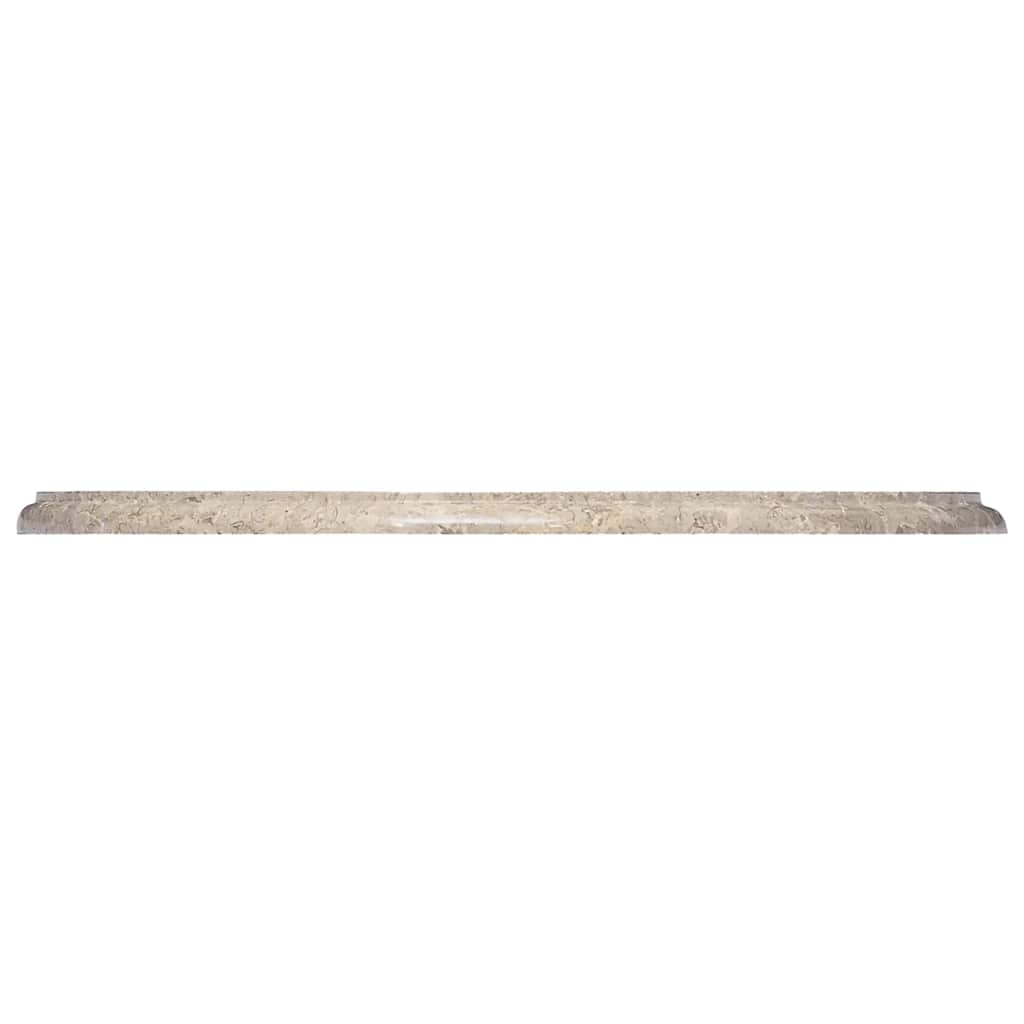 Piano per Tavolo Grigio Ø60x2,5 cm in Marmo