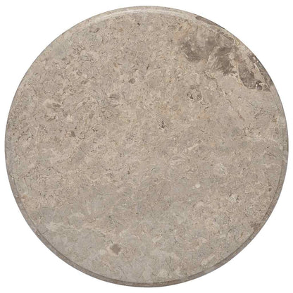 Piano per Tavolo Grigio Ø60x2,5 cm in Marmo