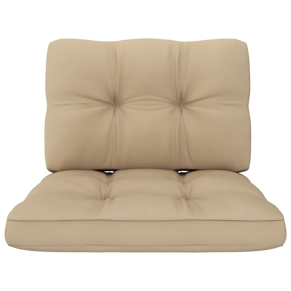 Set Divani da Giardino 3 pz con Cuscini Legno Pino Impregnato