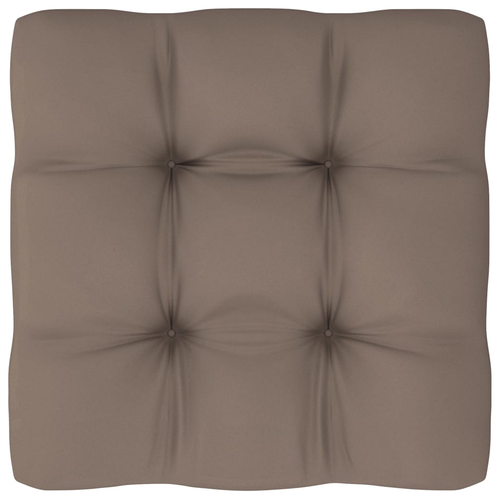 Ottomana da Giardino Pallet in Legno di Pino Impregnato Grigio | homemem39