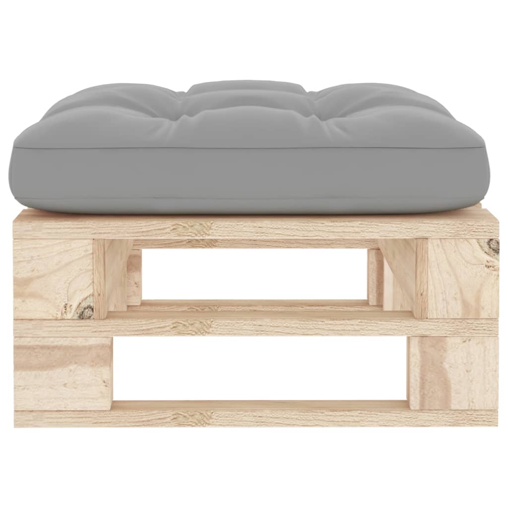 Ottomana da Giardino Pallet in Legno di Pino Impregnato | homemem39