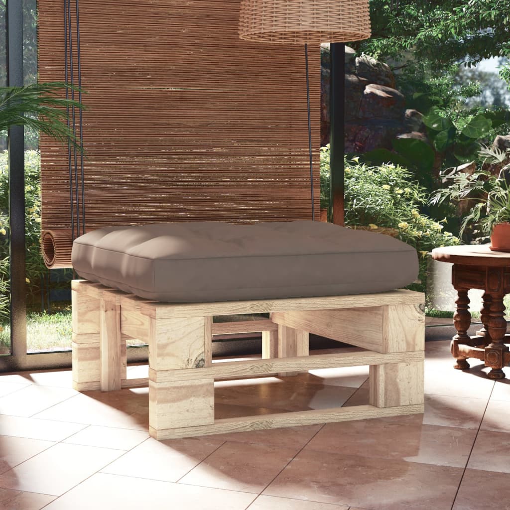 Ottomana da Giardino Pallet in Legno di Pino Impregnato | homemem39