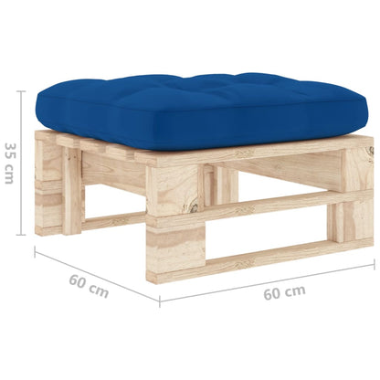 Ottomana da Giardino Pallet in Legno di Pino Impregnato | homemem39