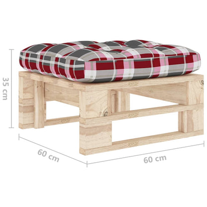 Ottomana da Giardino Pallet in Legno di Pino Impregnato | homemem39