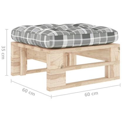 Ottomana da Giardino Pallet in Legno di Pino Impregnato | homemem39