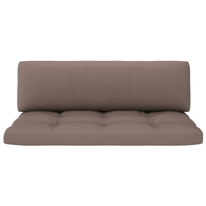 Divano Centrale da Giardino Pallet Legno Pino Impregnato Bianco | homemem39