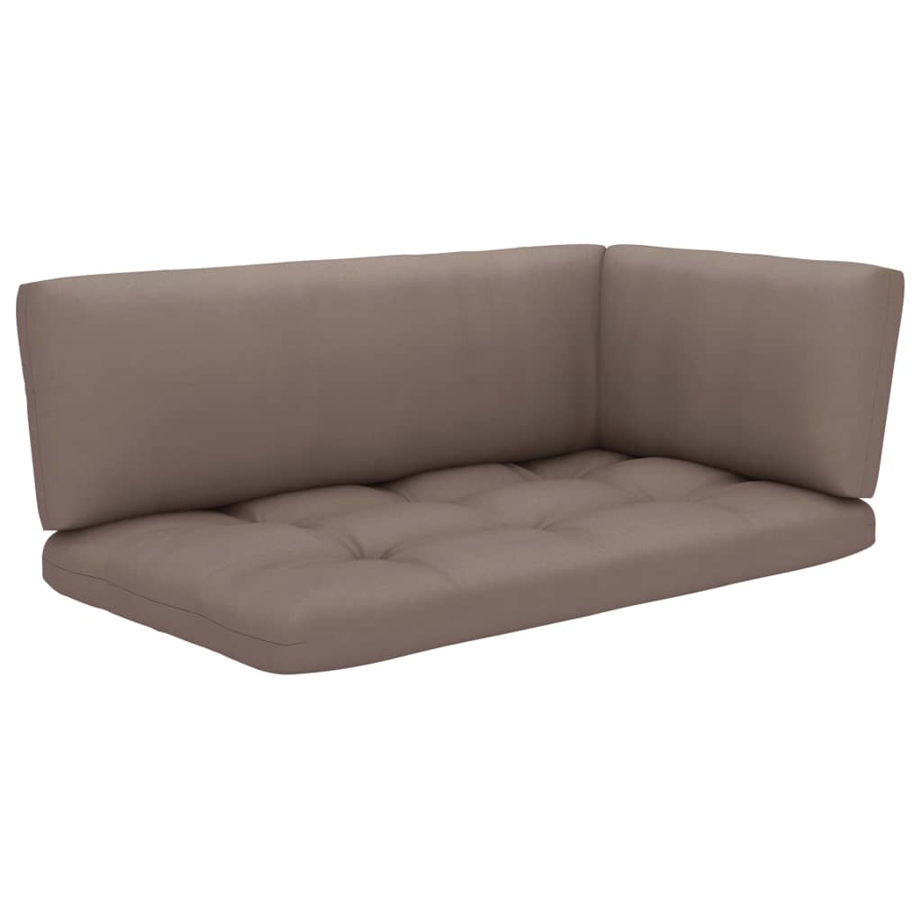 Divano Angolare da Giardino Pallet Legno Pino Impregnato Bianco | homemem39