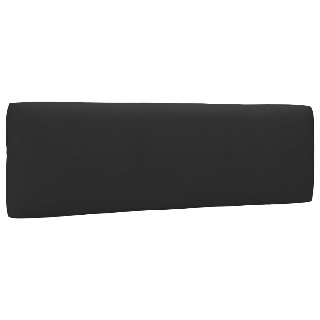 Divano Angolare da Giardino Pallet Legno Pino Impregnato Nero | homemem39