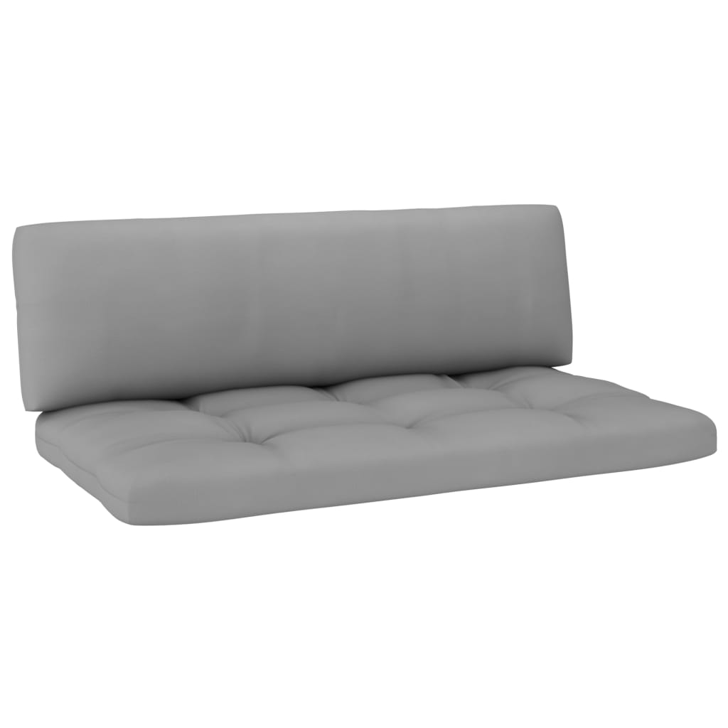Set Divani in Pallet con Cuscini 4 pz in Pino Impregnato Ambra | homemem39